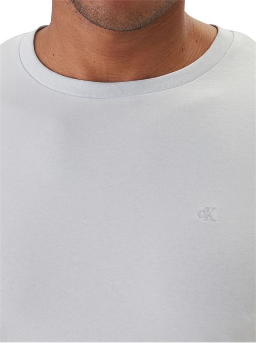 T-shirt slim in cotone stretch Calvin Klein | LV04LC240GCIQ